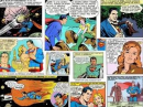 Comic strip of Superman