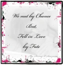 We met by chance