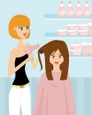 Girl at Salon