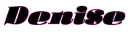 Denise (Black with pink glitter)