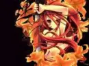 Fire Girl With Swords