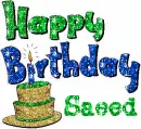 happy birthday saeed