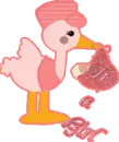 It's a Girl Stork