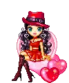 Cute heart angel