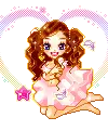 Rainbow heart angel