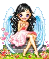 Sitting angel
