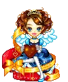 Heart angel w/tex
