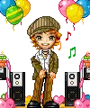 Cute dancing boy