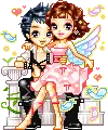 Cute angels w/hearts