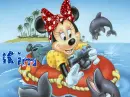 Kim - Minnie Mouse & dolphins