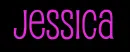 Jessica animated glowing name