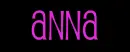 Anna animated glowing name