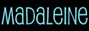 Madaleine animated glowing name