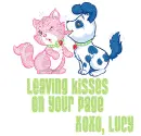 SSC pets kisses lucy