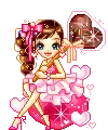 Chocolate lolly pop  girl