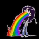 Rainbow Throw up