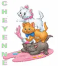Aristocats with Cheyenne