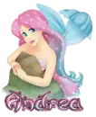 Andrea - Pink Mermaid Sparkle