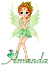 Amanda - Glitter CandyFairyGreen