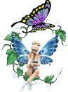 fairy on a vine