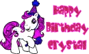 Happy Birthday Crystal