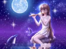 Girl with Dolphins