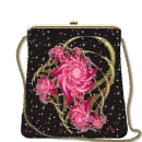 Glitter Floral Purse