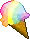 Rainbow Icecream Cone