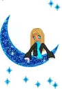 Sitting on the moon 