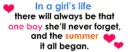 summer it all began