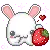 bunny and strawberry