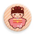 cute kawaii japanese badge