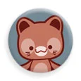 cute kawaii japanese badge