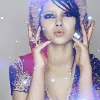 blowing kisses