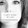 i can't speak my love