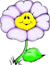cute animated flower