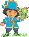 Dora & Parrot with Azianna