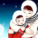  	lovers hug
