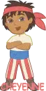 Diego & Cheyenne with Transparent Background
