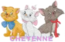 Aristocats & Cheyenne with Transparent Background