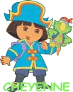 Dora & Cheyenne with Transparent Background