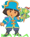 Dora & Kayla with Transparent Background