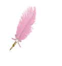 Feather Pen Light Pink - Faye