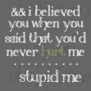 i believed