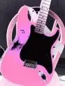 pink guitar