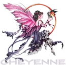 Fairy holding Dragon with Cheyenne