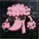 Lovely Pink Poodle