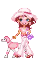Girl with Poodle