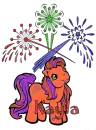 Pony fireworks Kayla