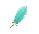 Feather Pen Aqua - Judy
